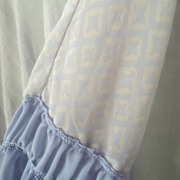 Free People Boho Periwinkle Blouse Size Woman’s XS (Runs Large) - Picture 7 of 7